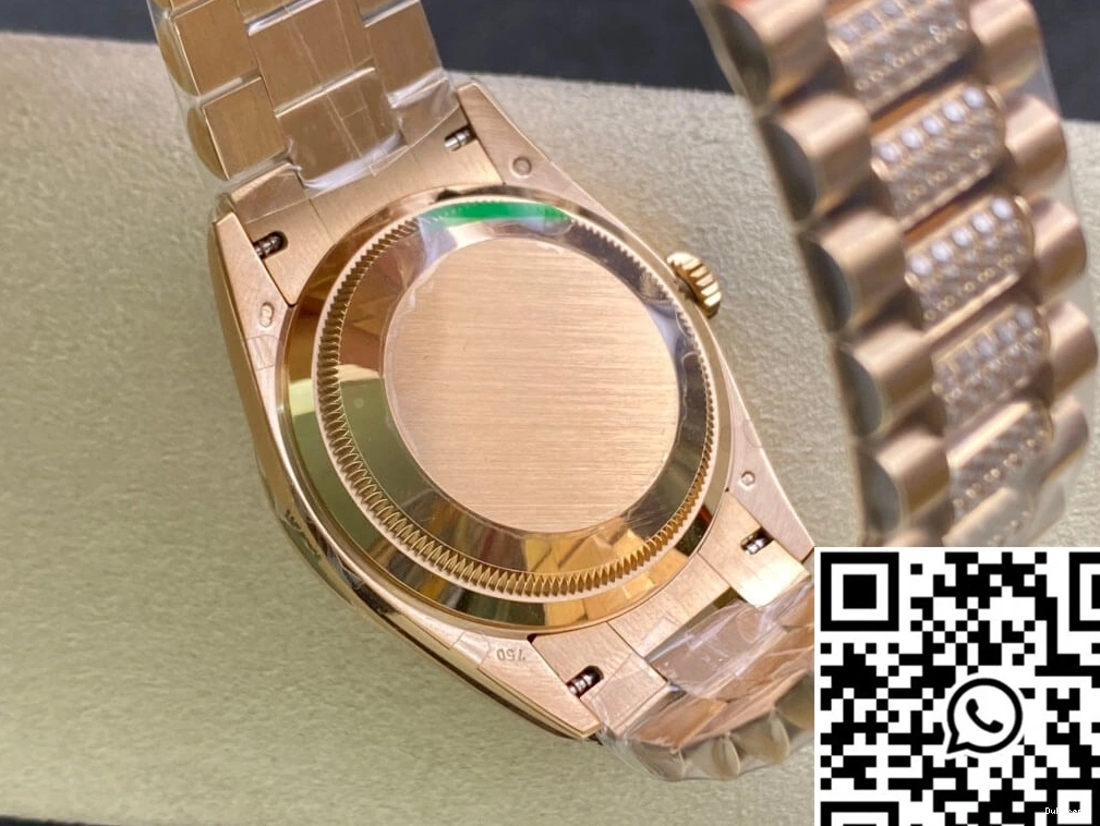 M128345RBR-0020 Gold EW Date Factory Rolex Day Rose 0414